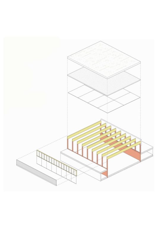 Structure de la salle de gymnastique