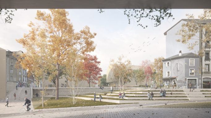 Vue place Montbrillant
