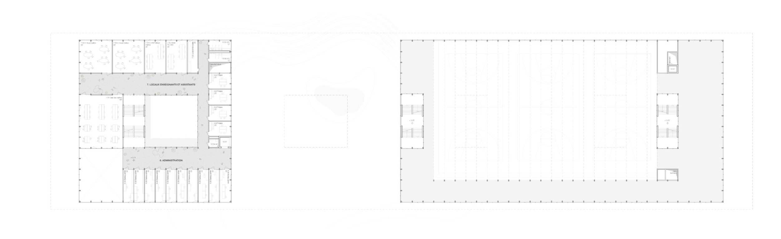 Plan du 1er étage