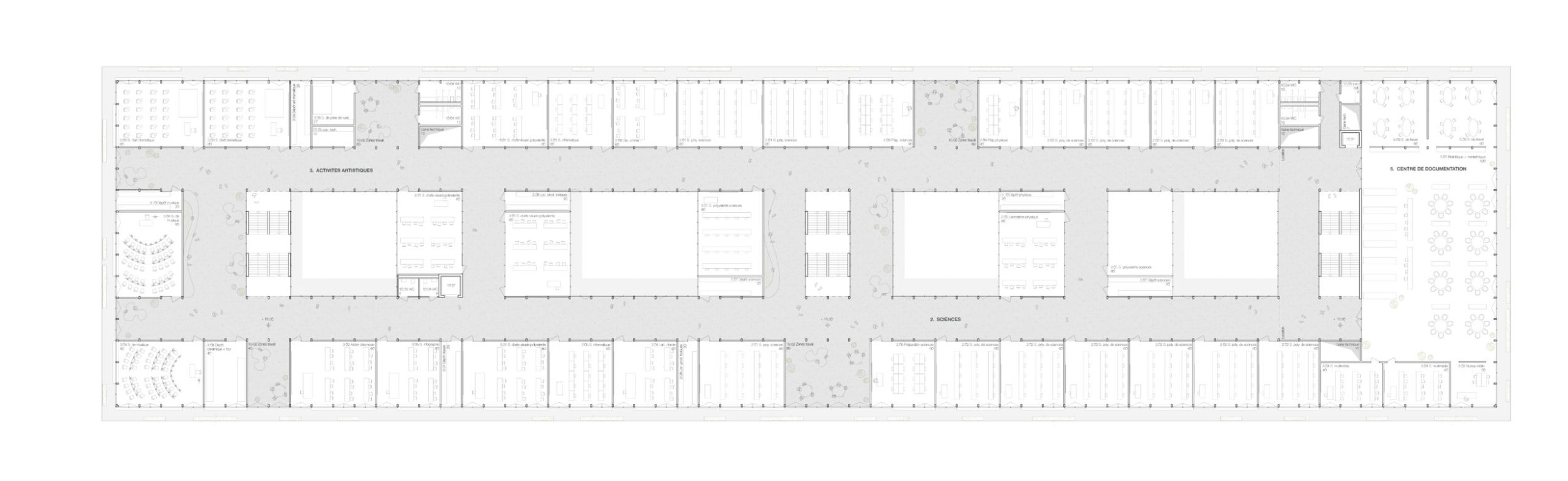 Plan du 4ème étage