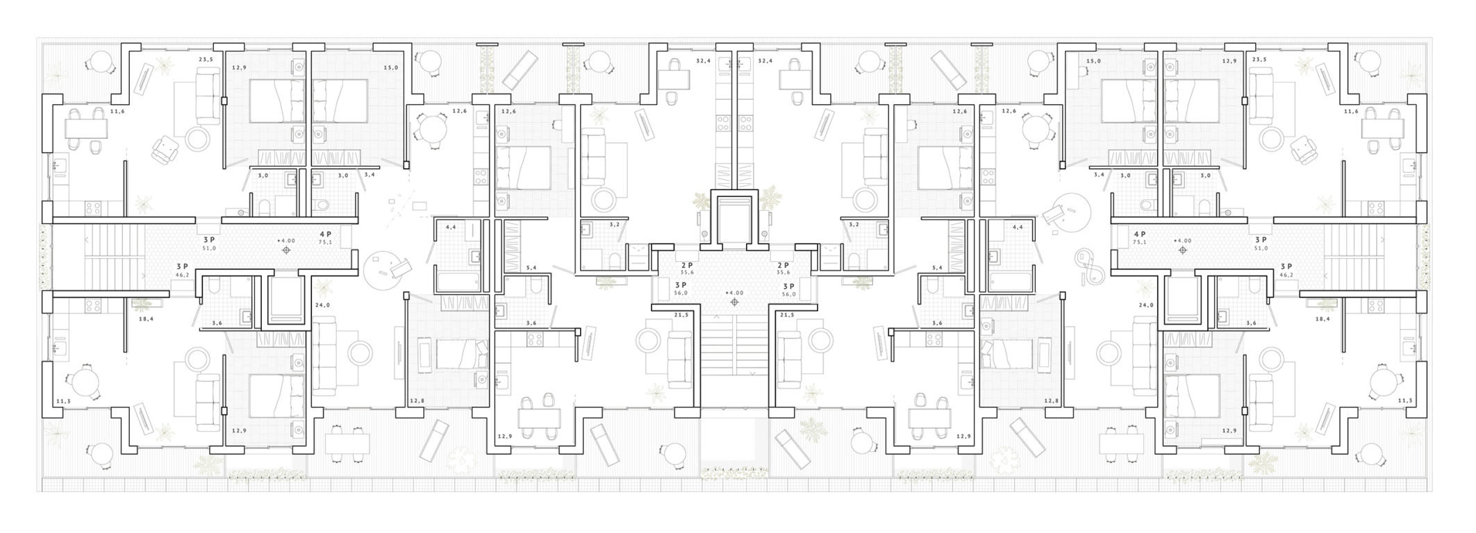 Plan du 1er étage