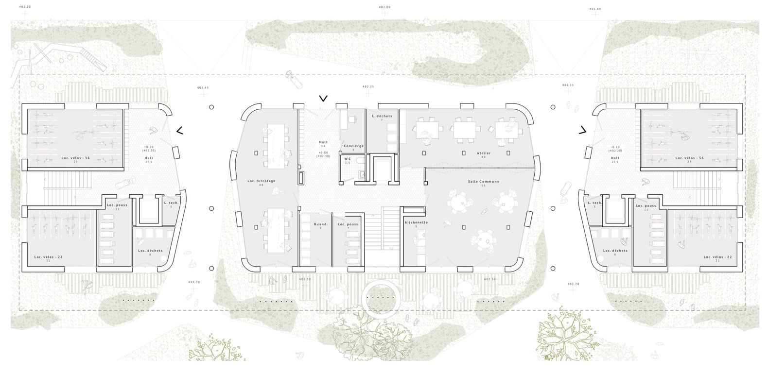 Plan du rez-de-chaussée
