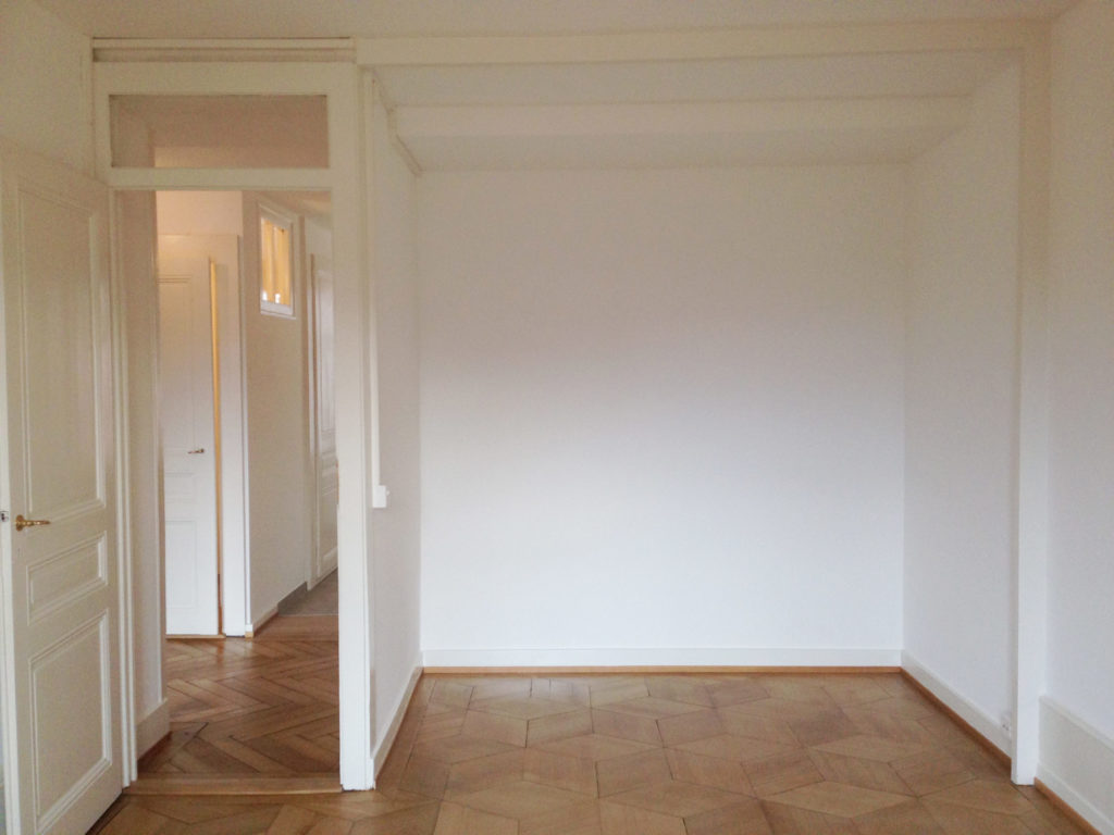 Après les travaux, intérieur